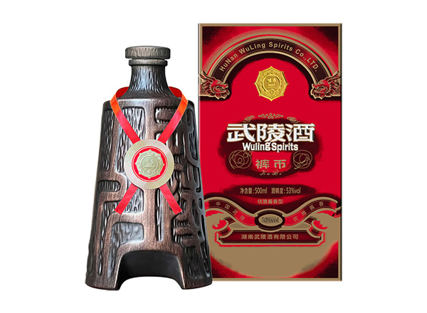 玉溪回收武陵酒裤币53度酱香型白酒500ml/1L礼盒装裤币武陵酒收购