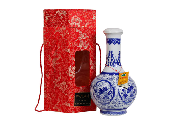 玉溪咸亨黄酒回收珍品咸亨三十年花雕酒青瓷瓶盒装绍兴黄酒2.5L