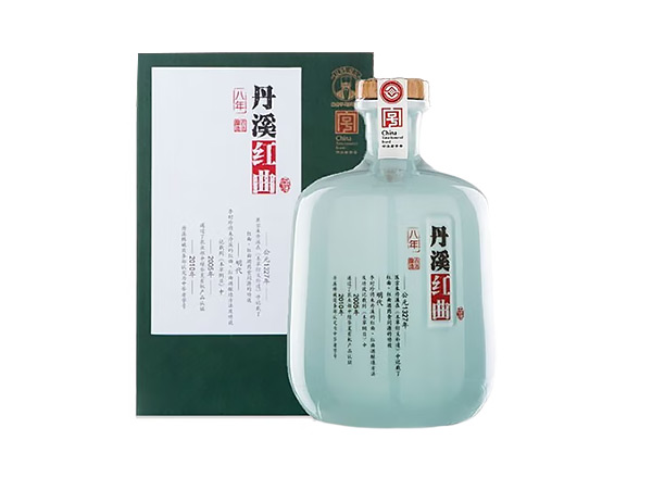 玉溪丹溪黄酒回收丹溪8年红曲黄酒750mL 2瓶礼盒装