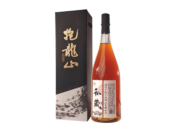 玉溪抱龙山黄酒回收抱龙山私藏30年陈酿1.38L礼盒装绍兴花雕酒